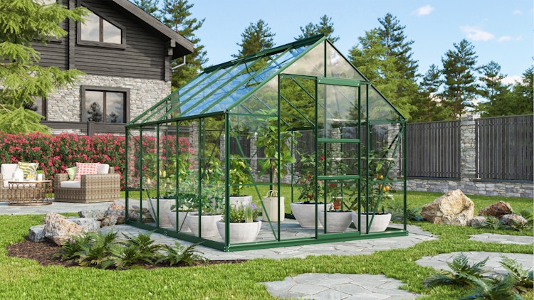 Vitavia Gewächshaus Merkur 8300 inkl. 2 Dachfenstern - 8,3 m²