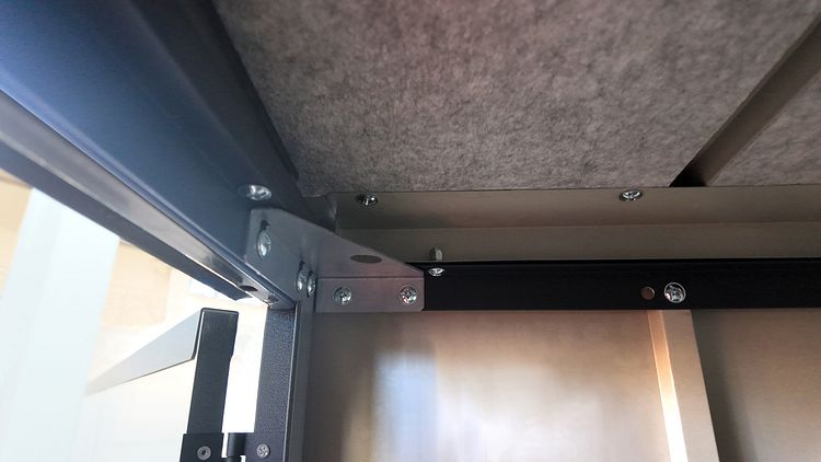Weka Design Metallgerätehaus Gary anthrazit mit Holzoptik-Lamellen