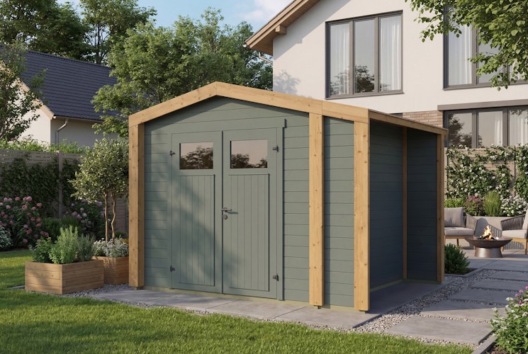 Weka Mehrzweck-Gartenhaus Killarney - 19/28 mm