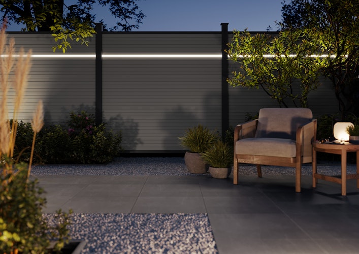 OSMO Lichtprofil mittig 1840 mm