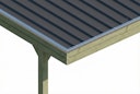 Vorschaubild Skan Holz Carport Friesland 320x555 cm inkl. 1 Einfahrtsbogen Set E