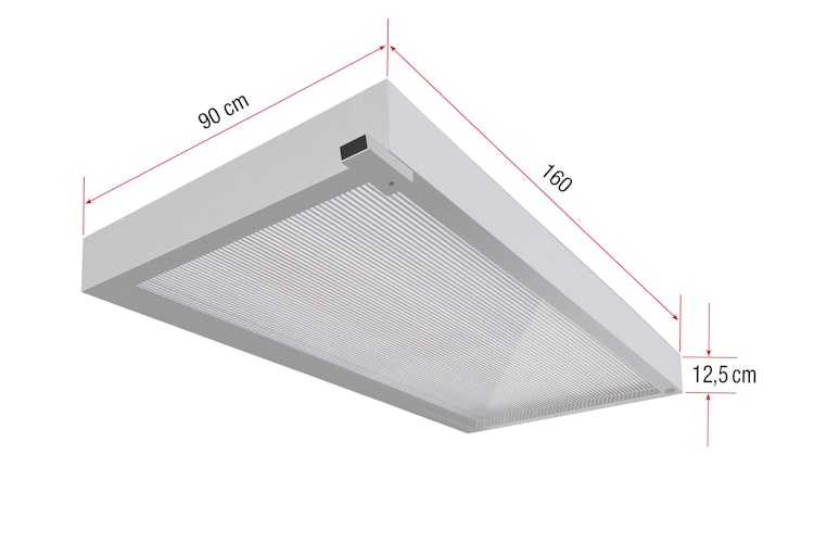 Gutta Rechteckvordach BS 3D - Line  - Weiß