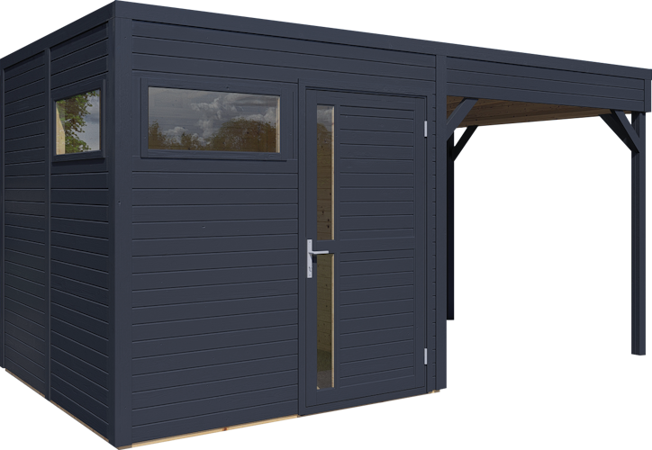 Bertilo Gartenhaus Cubus 2 Lounge - 19 mm