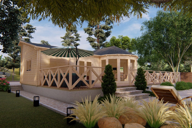 Wolff Finnhaus Ferienhaus Alesund 91 - 68 mm