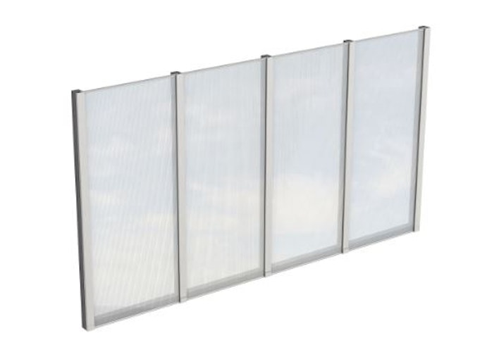 Skan Holz Seitenwände aus Polycarbonat für Terrassendach (freistehend)