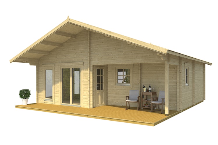 Wolff Finnhaus Gartenhaus Ferienhaus Odenwald 92-A