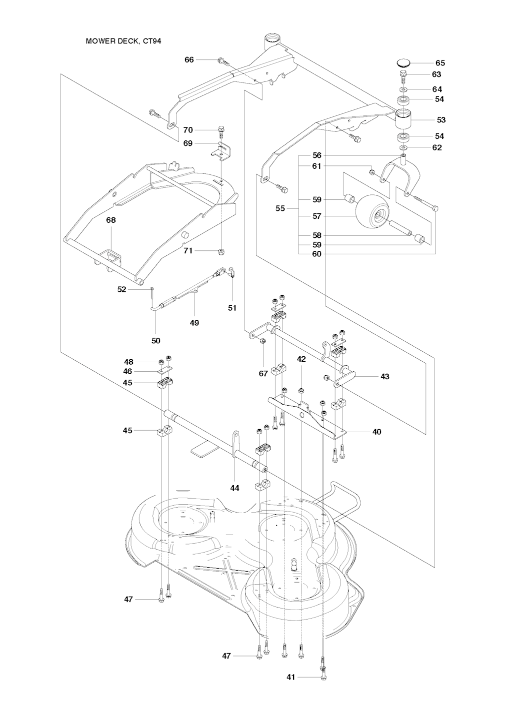 Explosionszeichnung Ersatzteile