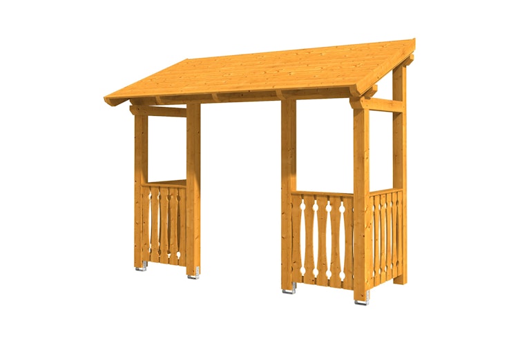 Skan Holz Pultdach Vordach Paderborn