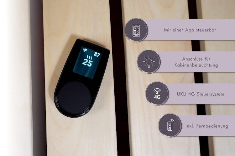 Huum Wlan Sauna Steuergerät "UKU WIFI" mit App-Funktion by Karibu