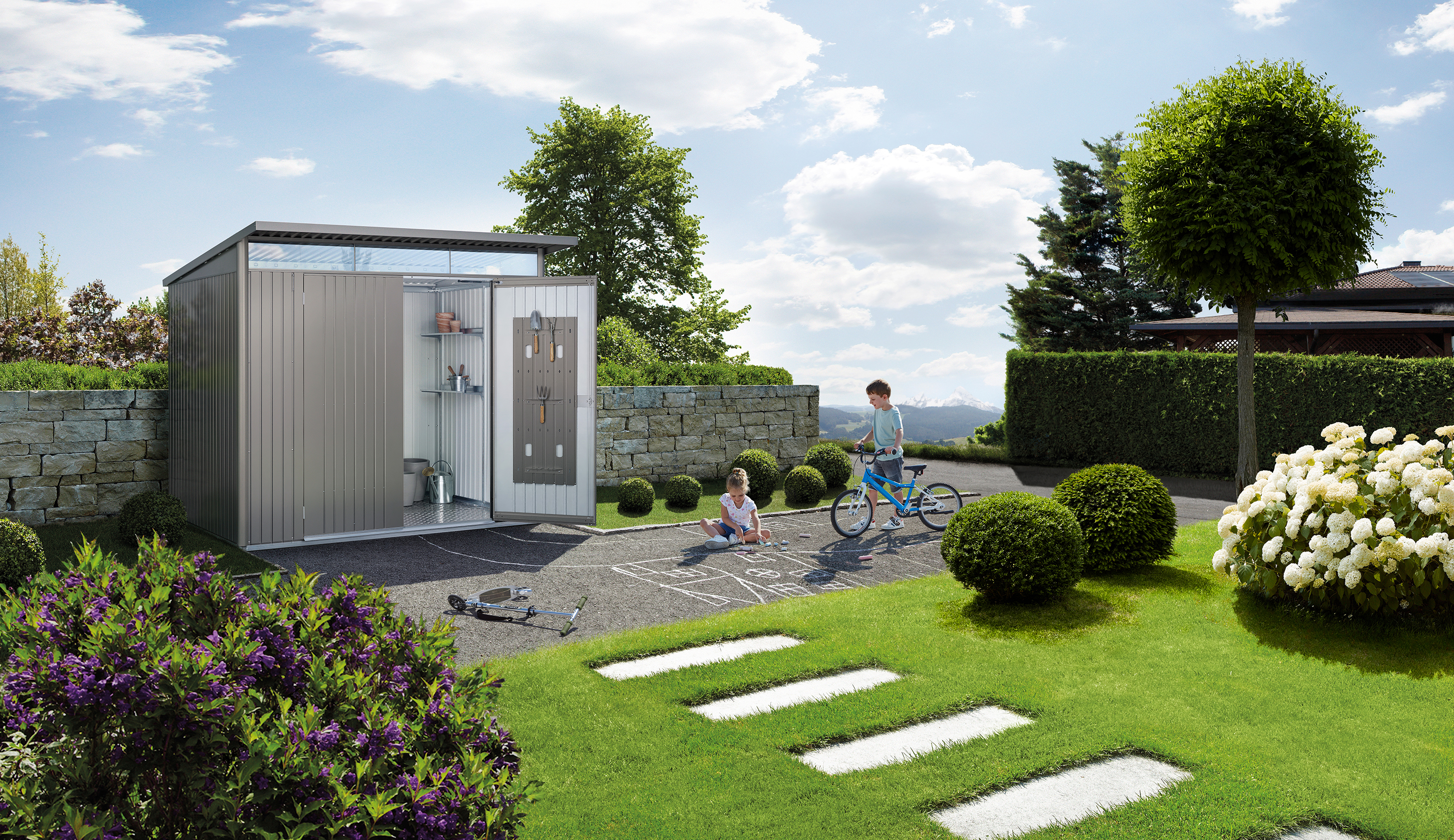 Biohort Gerätehaus Avantgarde ECO mit Einzeltür kaufen