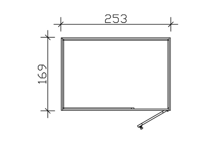 Skan Holz CrossCube Gartenhaus Perth 2