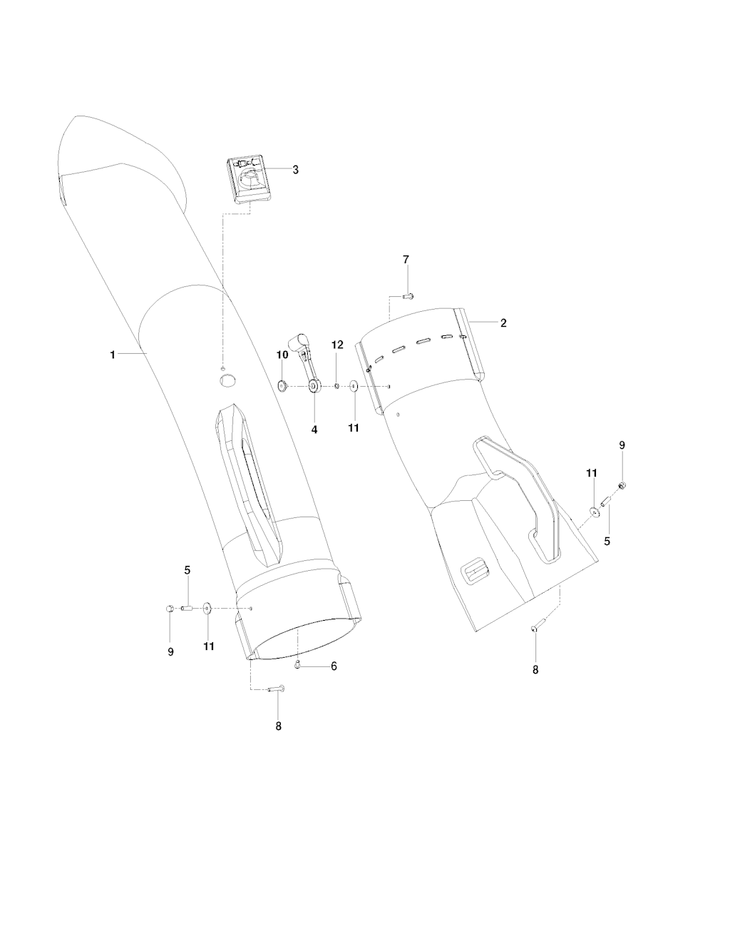 Explosionszeichnung Ersatzteile