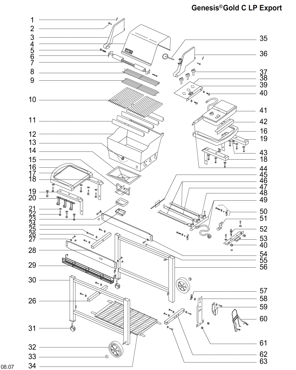 Weber Genesis Gold C LP Blk (Germany)