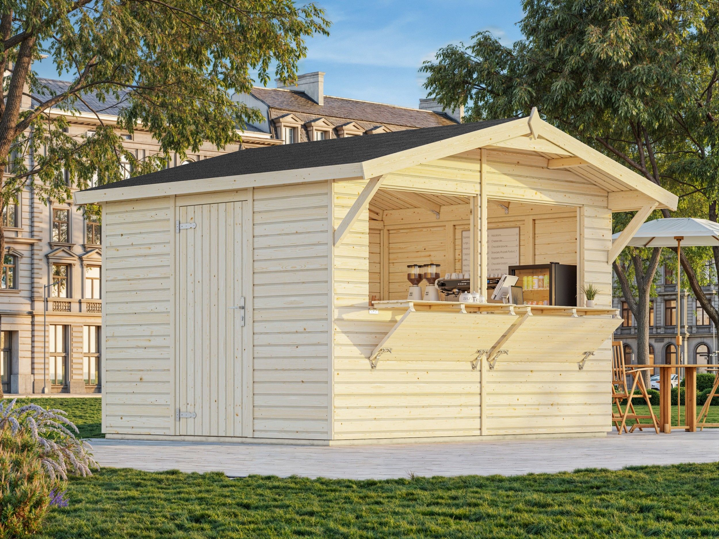 Palmako Marktstand Stella 8,2 m² - 16 mm