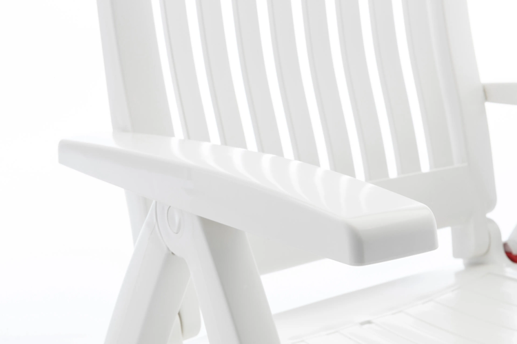 Kettler Multipositionssessel ROMA, Kunststoff Weiß