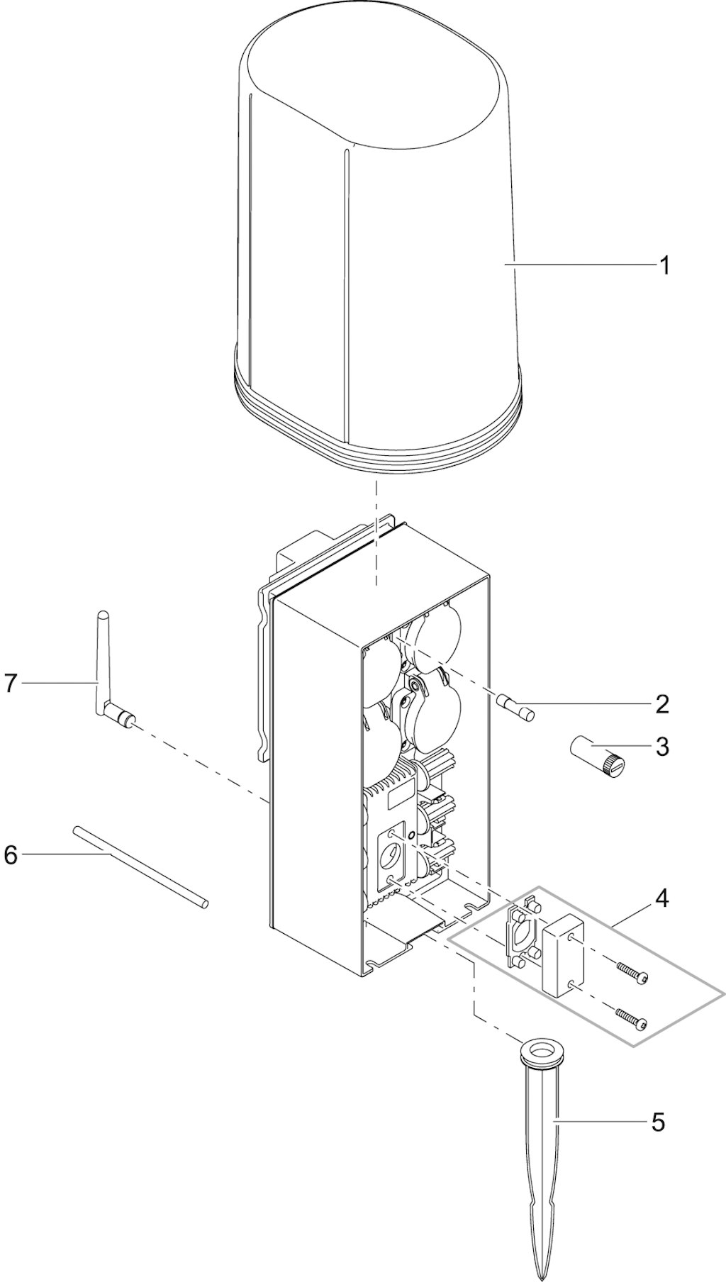 Explosionszeichnung Ersatzteile