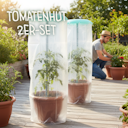 Vorschaubild KHW Tomatenhut 2er Set - Pflanzenschutzdach für Tomaten & Paprika
