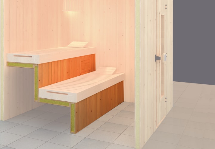 Weka Energiesparpaket für Weka Innen-Saunen bis Saunabreite ca. 190 cm / Saunatiefe ca. 175-244 cm