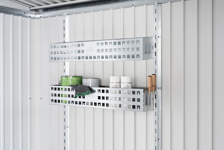 Biohort Regalkorb für alle Gerätehäuser & Geräteschränke außer CasaNova (2 Stück)