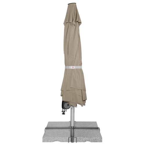 doppler Pendelschirm PROTECT 400, Aluminium Grau / 100 % Polypropylen 220 g/m²