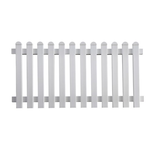 GroJa  BasicLine Gartenzaun weiß, Höhe: 90cm x Breite 180cm  Element Kunststoff gerade 