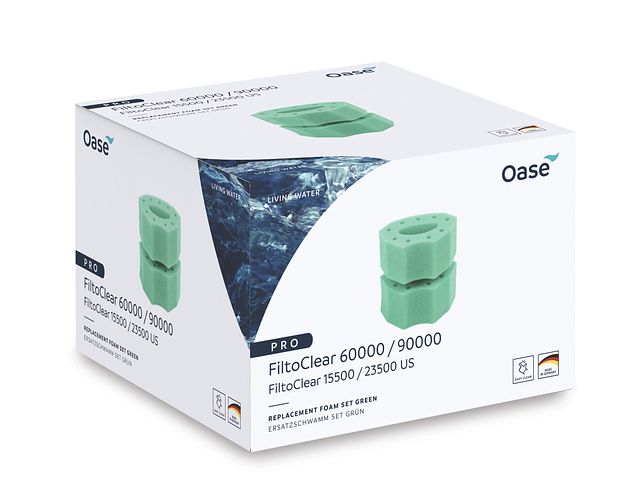 Oase Ersatzschwamm Set FC 60/90000 grün (96905)