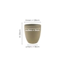 Vorschaubild Wikholm form Design Hängetopf aus Jute in natur 17 x 17 cm