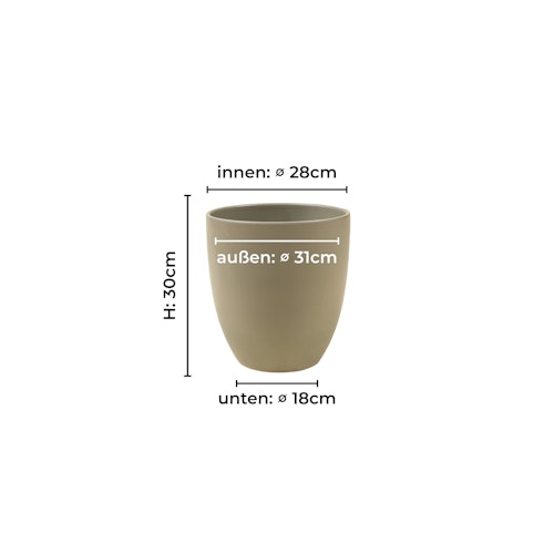 Wikholm form Design Hängetopf aus Jute in natur 17 x 17 cm