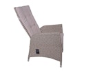 Vorschaubild Garden Pleasure Gartenmöbel Set BRAGA 03, Tisch 180 x 90 + 4 Sessel, Polyrattan / Akazie / Kissen 100 % Polyester