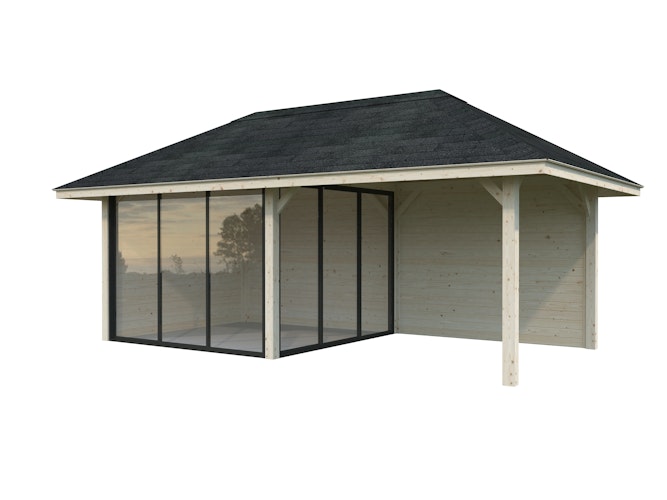 Palmako Pavillon Bianca 16,6 m² Set 205 Slide - 28 mm