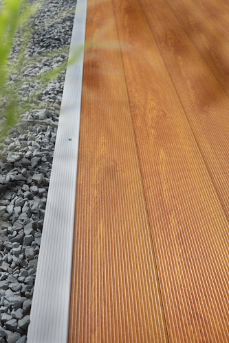 TraumGarten DreamDeck Alu Start- und Endprofil 15 x 52 x 2000 mm