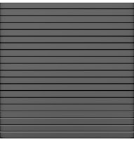 BM Zaunserie Typ 249 Rhombus Alu Grundelement, 180 x 180 cm