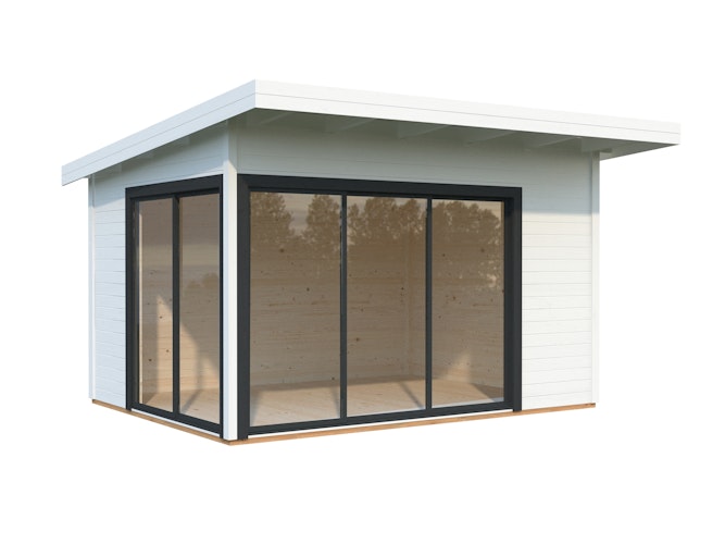 Palmako Gartenhaus Andrea 11,2 m² mit Schiebetür - 44 mm