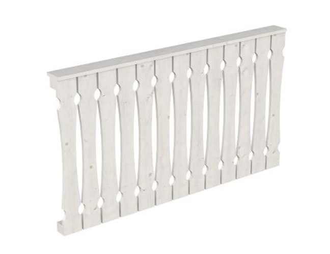 Skan Holz Brüstung Balkonschalung für Terrassenüberdachung Leimholz