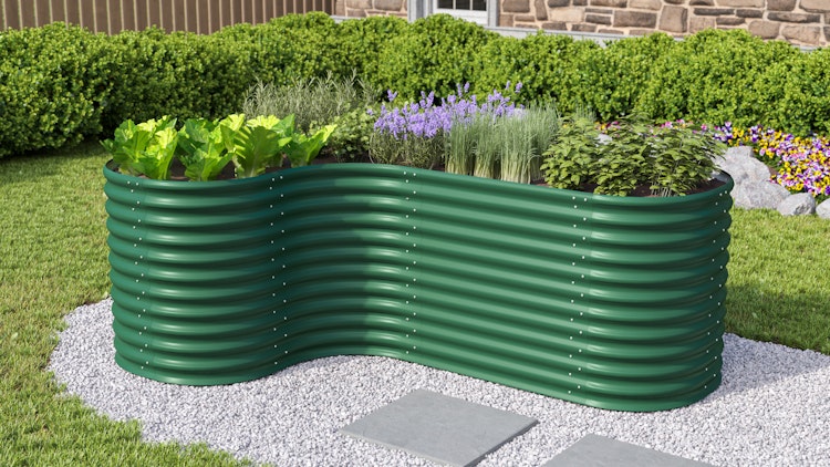 Vitavia Erweiterung "Curve" für Hochbeet Terra Basic Höhe 86 cm