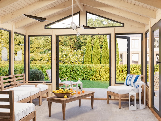 Palmako Pavillon Isabella 14,7 m² - 90 mm