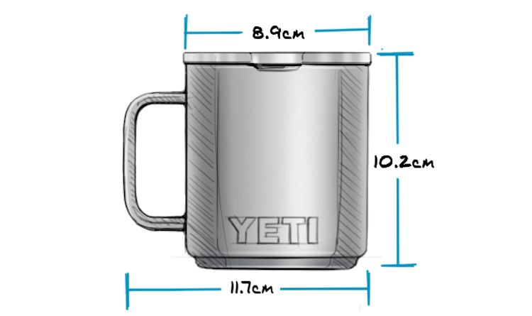 YETI Tasse RAMBLER 10 oz. (296 ml) - mit Magsslider Deckel