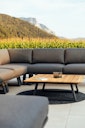 Vorschaubild Diamond Garden Modullounge Mittelteil NORA Sun & Rain, Aluminium / Recycled Teak / Tuvatextil (100 % Polyacryl)