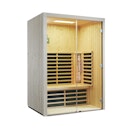 Vorschaubild Infraworld Infrarotkabine Fusion Glas 145 Fichte inkl. 5-teiligem gratis Zubehörset