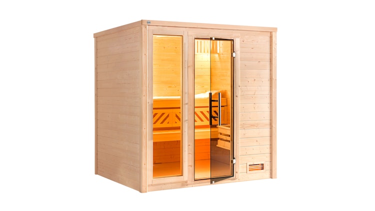 Weka Premium Massivholzsauna Bergen 1.8 - 45 mm