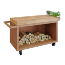 Vorschaubild OFYR Mise en Place Table Corten 135 PRO Teakholz