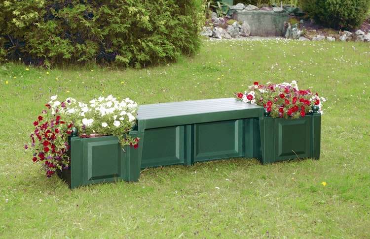 KHW Gartenbank Berlin inkl. Pflanzkästen