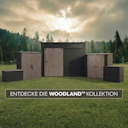 Vorschaubild Suncast Kunststoff-Gerätehaus Modernist mit Schiebetür – stahlverstärkt (Woodland)