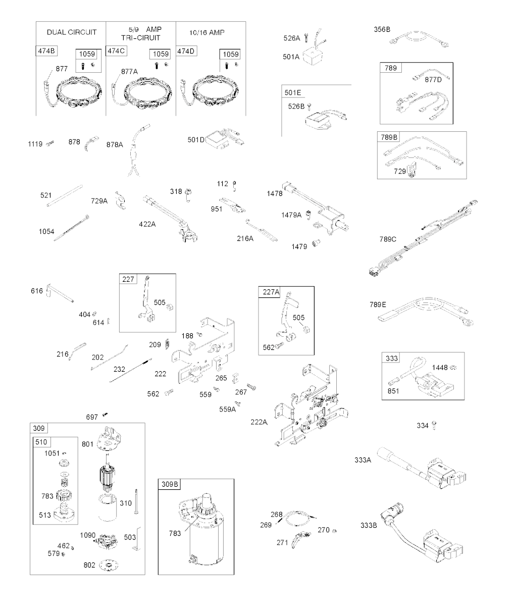 Explosionszeichnung Ersatzteile