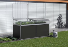 KGT Frühbeet Aufsatz für Aluminium Hochbeet 210 Profile pressblank (B2,05 x T0,91 x H0,77 m - 1185 l)Zubehörbild