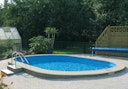 Vorschaubild myPOOL Swimming Pool Poolset Trend Ovalform Tiefbecken mit Sandfilteranlage