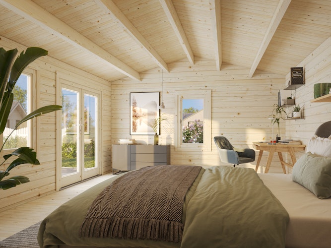 Palmako Gartenhaus Iris 19,1 m² - 44 mm