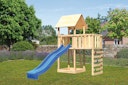 Vorschaubild Akubi Kinderspielturm Lotti inkl. Anbauplattform, Rutsche und Kletterwand