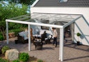 Vorschaubild Skan Holz Aluminium Terrassenüberdachung Monza Breite 541 cm mit Echtglas-Dach