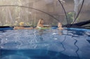 Vorschaubild EXIT Sonnendach für runde EXIT Rahmenpools